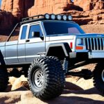 JEEP Comanche Full Bed Clear Body for 12.3″ Scale Crawlers